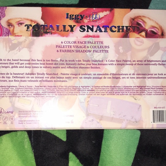 💜🆕BH Cosmetics x Iggy Azalea Totally Snatched 6 Color Face Palette BNIP!SO😈✨ - Picture 10 of 13